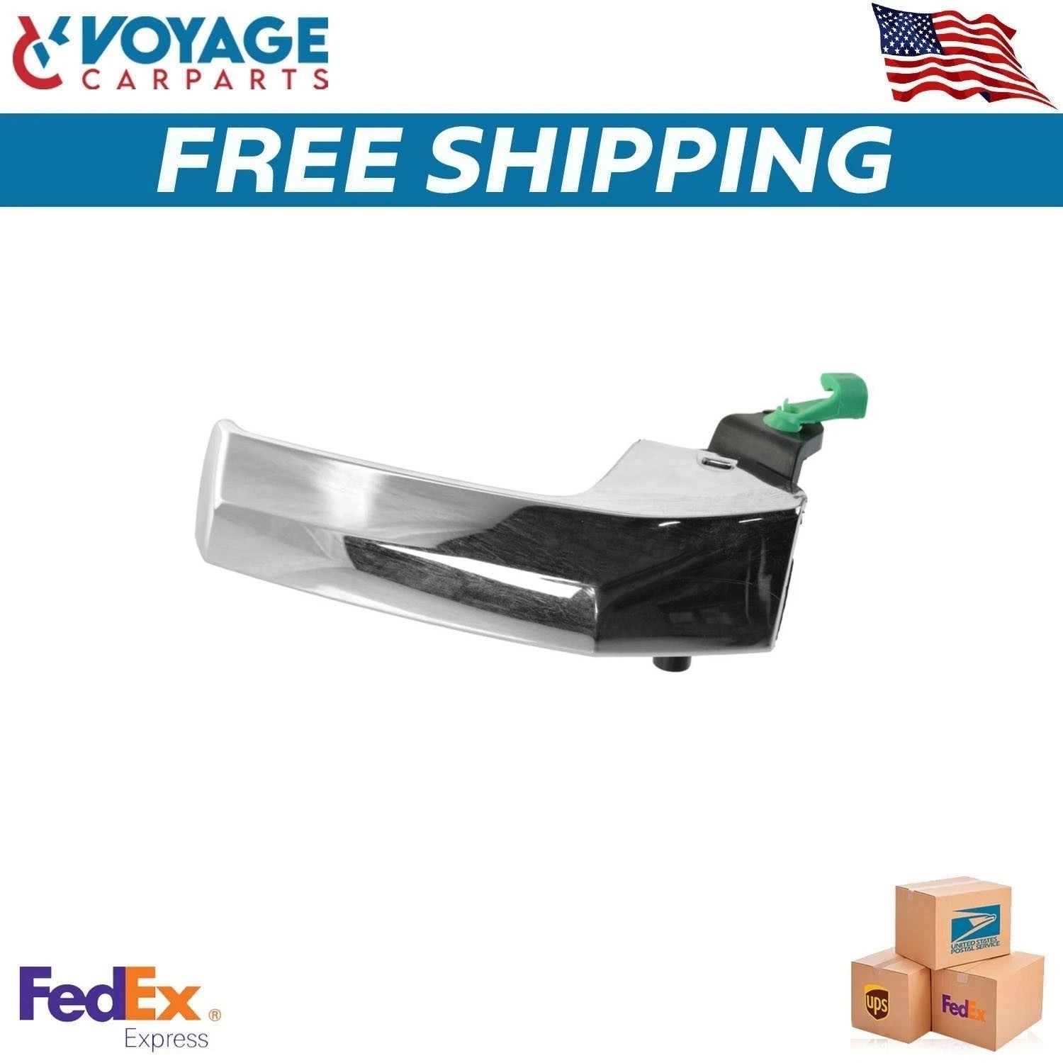 New Front & Rear Inside Chrome Door Handle Driver Side For 2009-2017 Dodge Ram