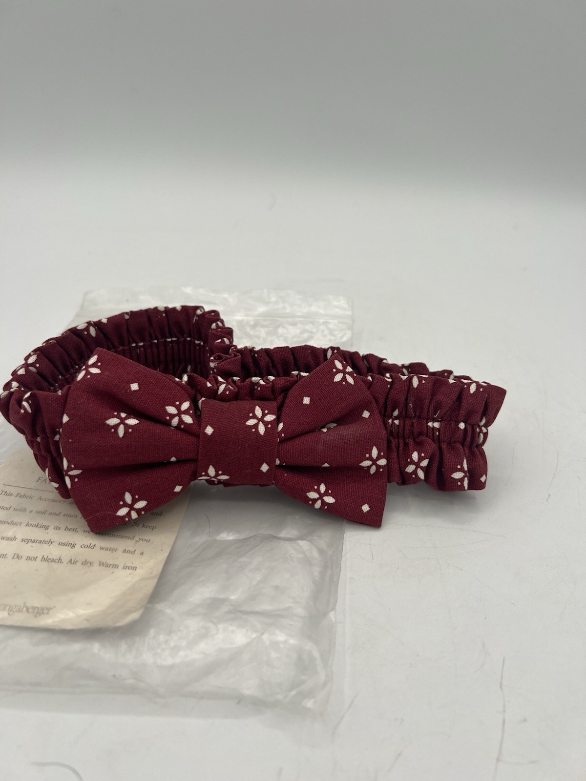 Longaberger Small Basket Garter- Classic Red