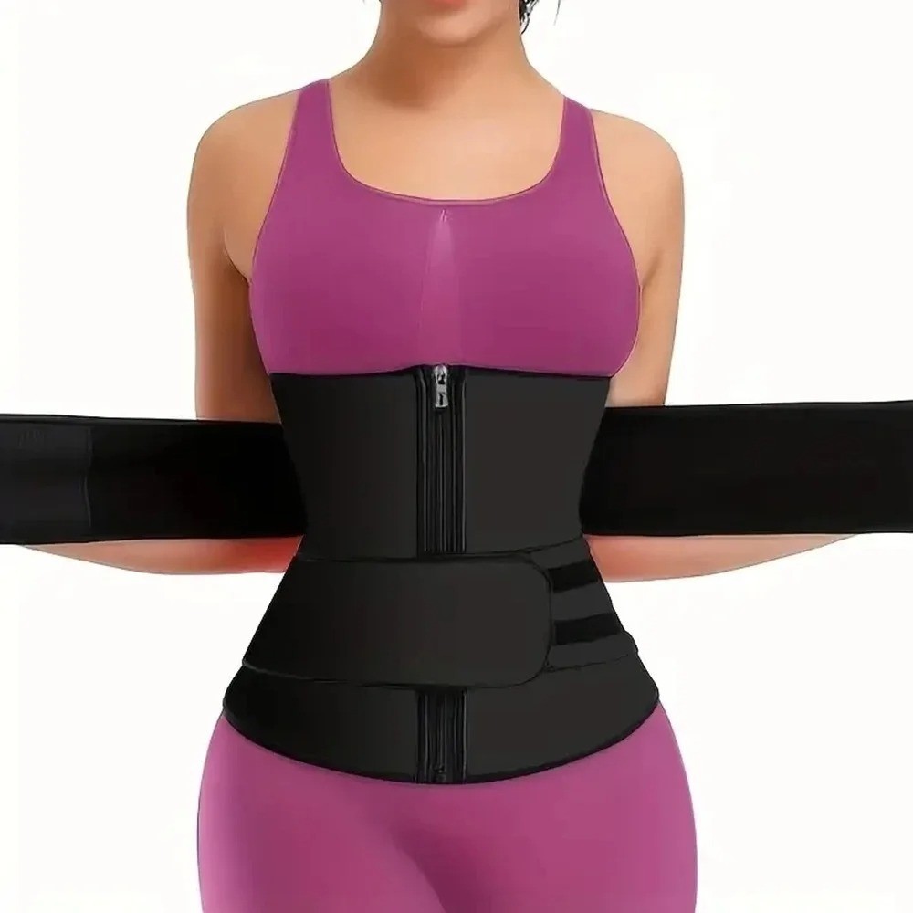 1pc Waist Trainer Slimming Body Shaper Fitness Belt Weight Loss Fat Burning