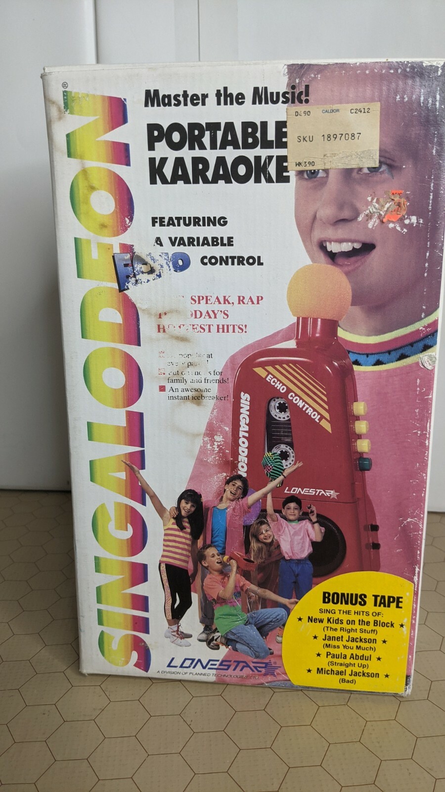 Singalodeon Handheld Portable Karaoke - Lonestar Model K-3 - Missing Cassette