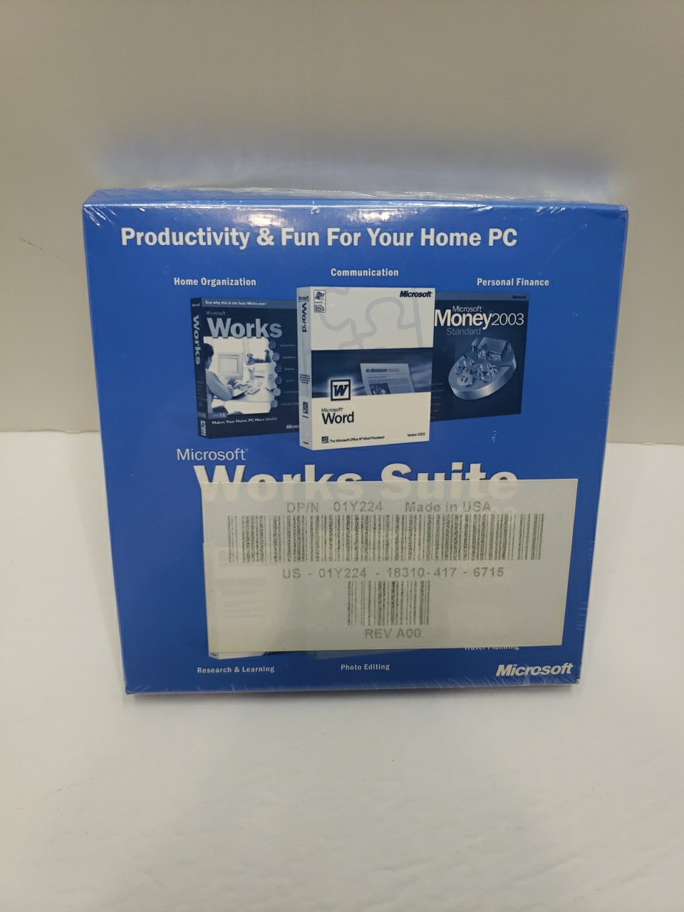 Microsoft Works Suite 2003 - Comes With Product Key New Sealed - Quick Shipping