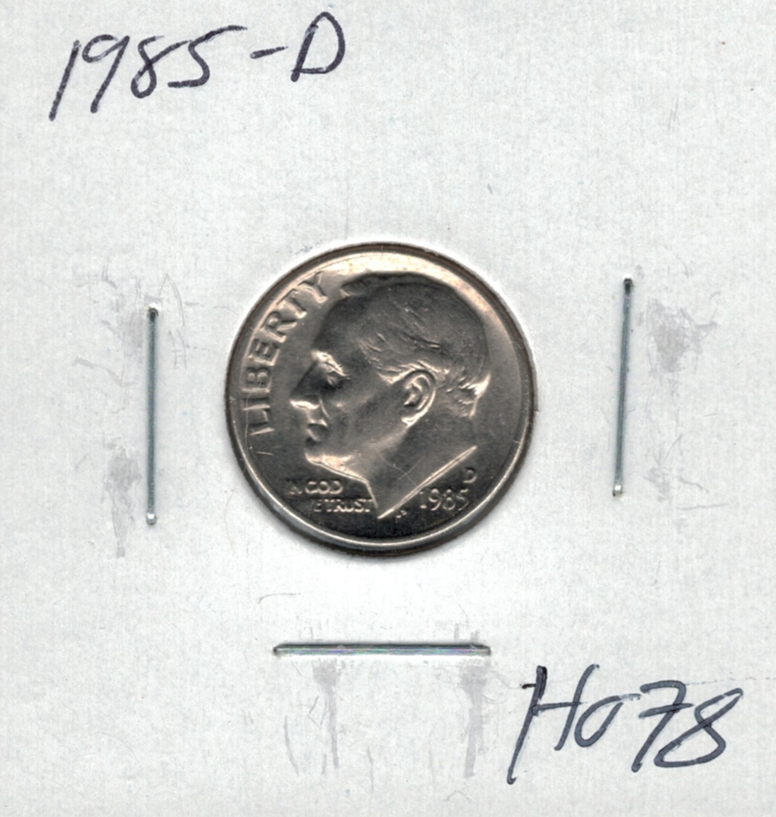 1985 D Roosevelt Dime H078 !!!Free Shipping!!!
