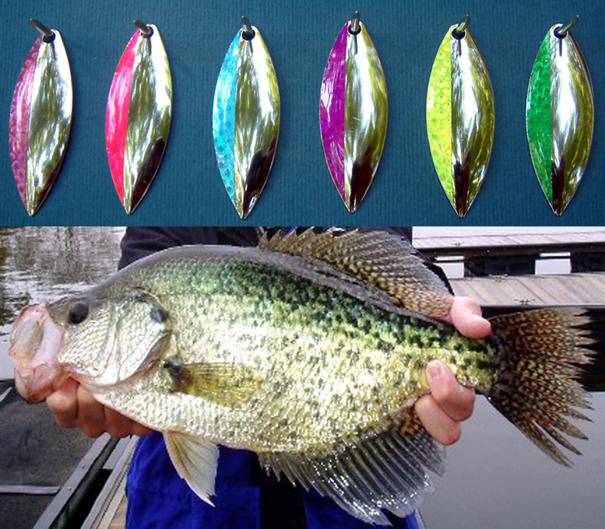 (12)  Willow Leaf  #4 Spinner Blades Nickel FIS1  Smooth Walleye Candy