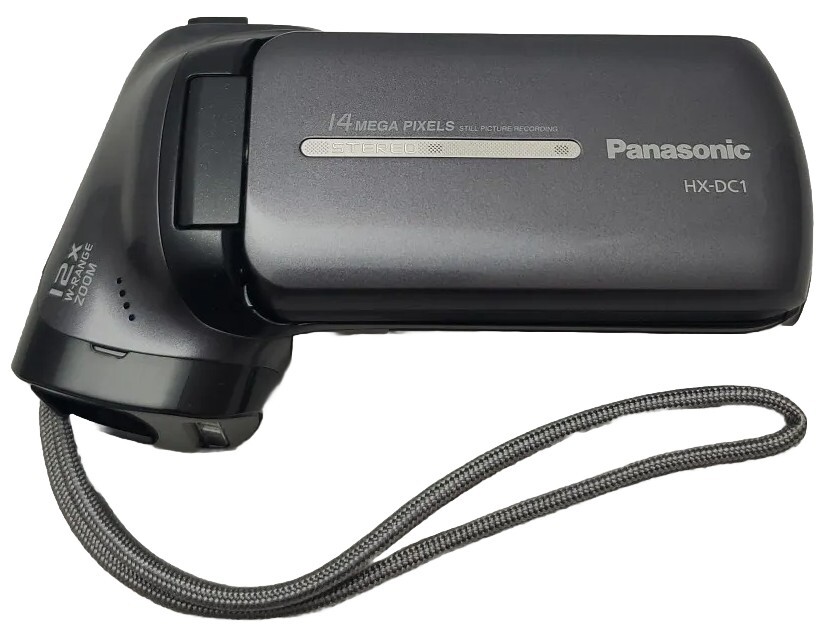 Panasonic HX-DC1 14MP HD Compact Camcorder / Dual Camera ~Black ~Tested~Works