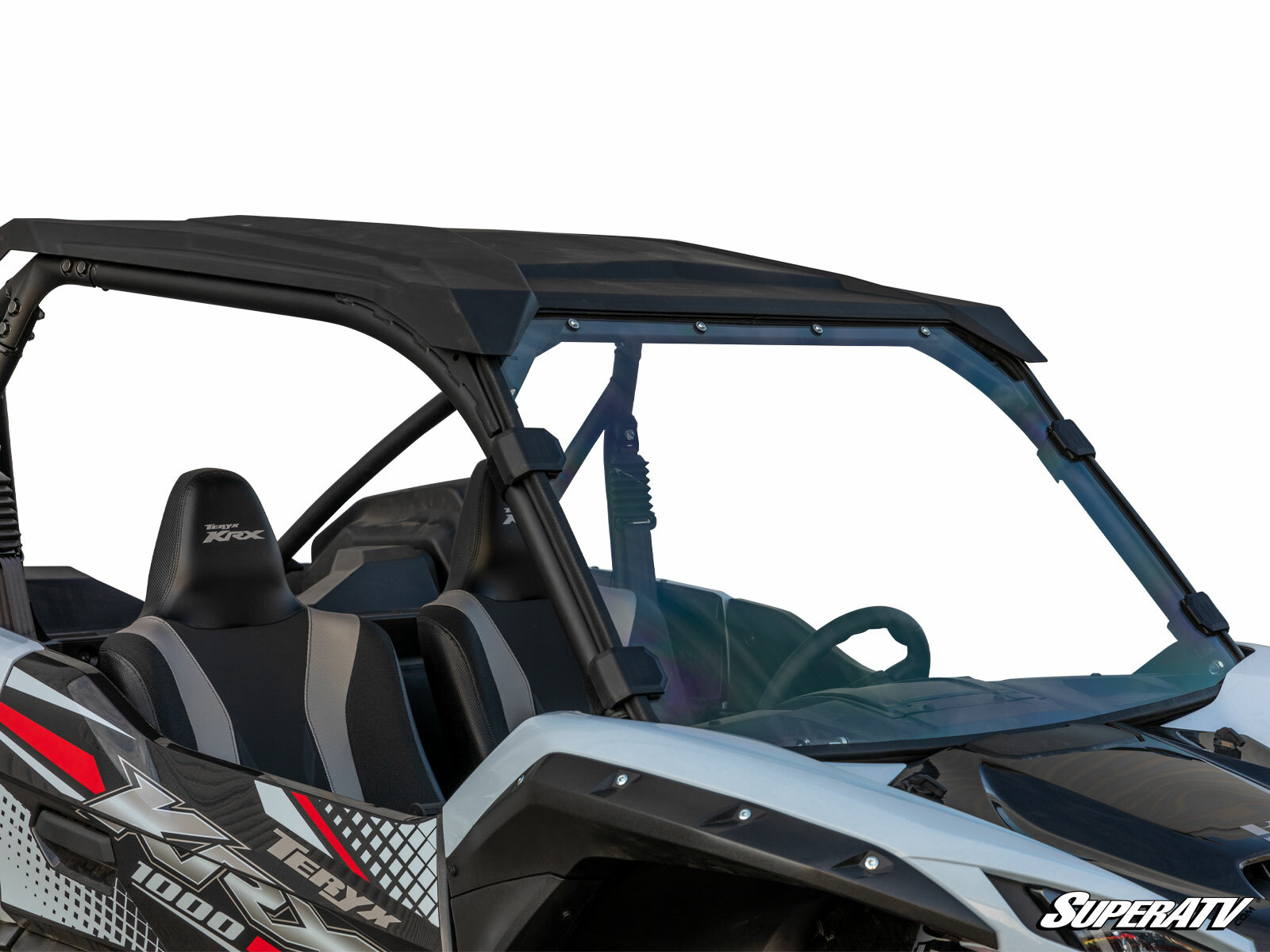 SuperATV Scratch Resistant Full Windshield for Kawasaki Teryx KRX 1000 (2020+)