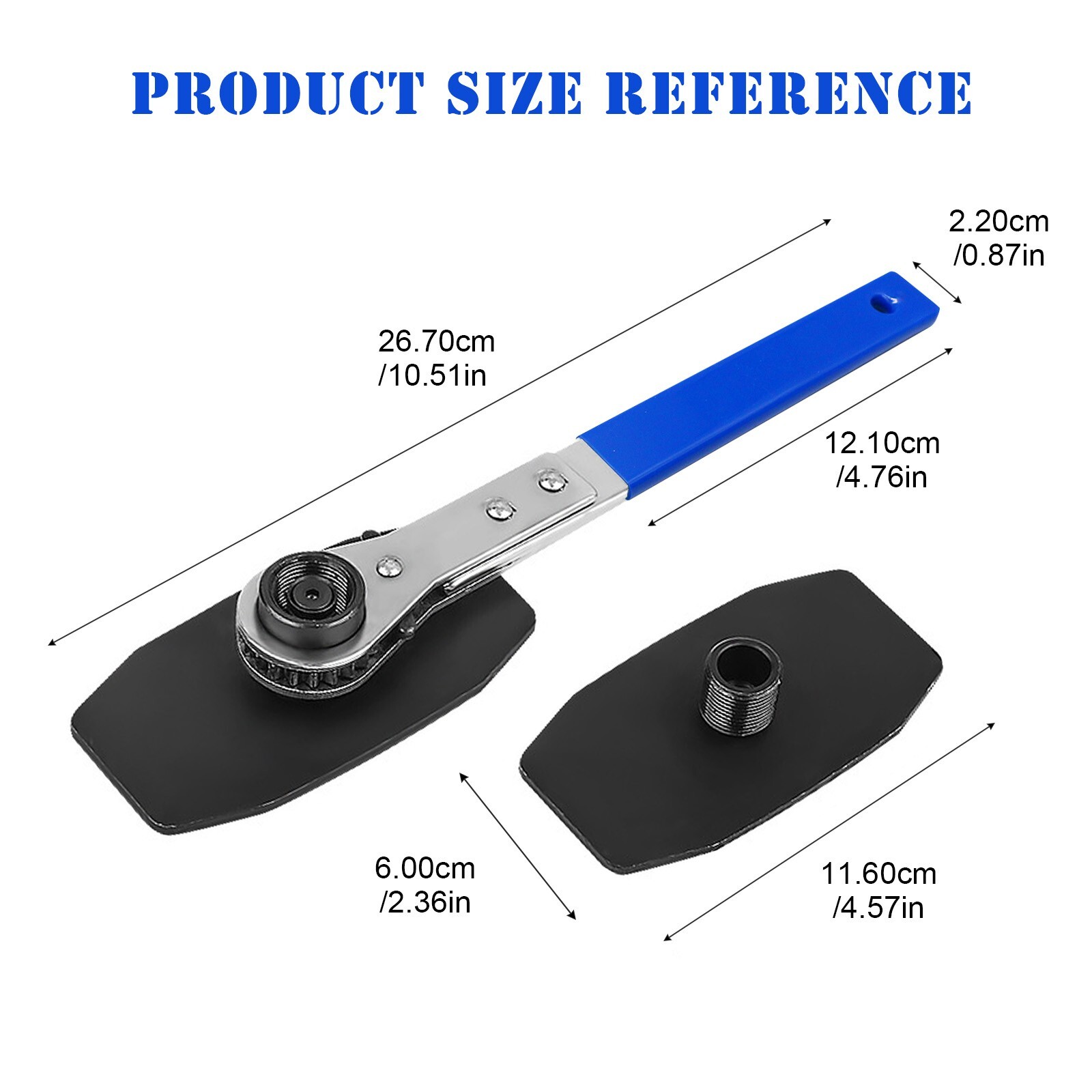 Brake Caliper Compression Tool Brake Caliper Tool Spreader Hand Tool & 2 Hangers
