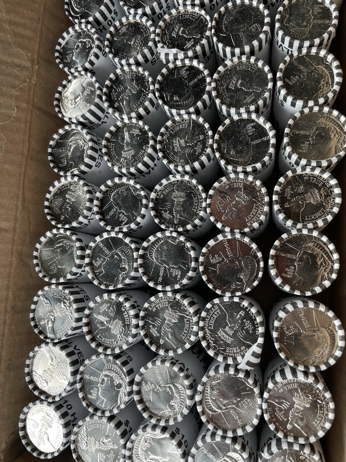 2026 P 1776-2026 Semiquincentennial  Half Dollar BU Roll 20 Coins P mint