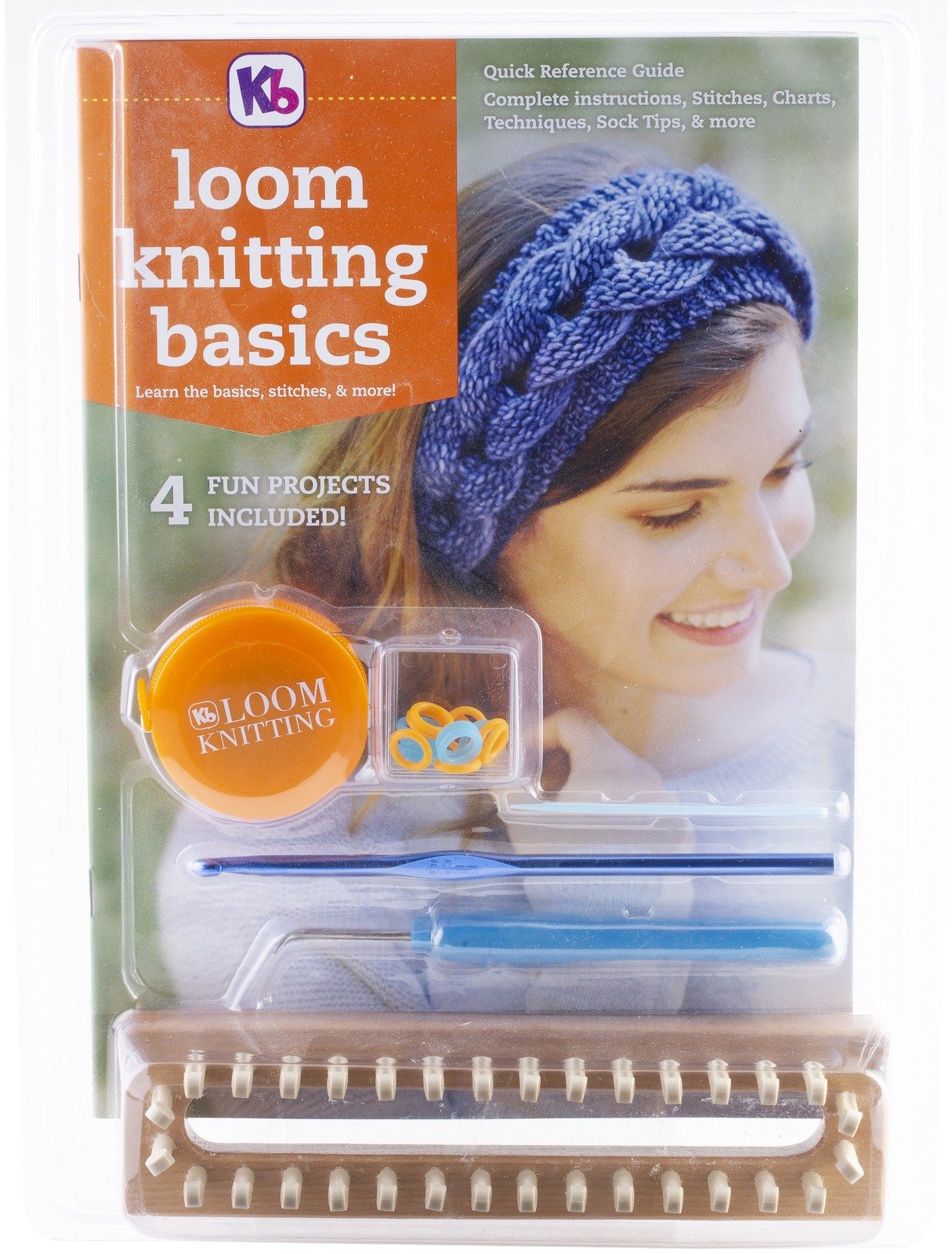 Authentic Knitting Board Loom Knitting Basics Kit-