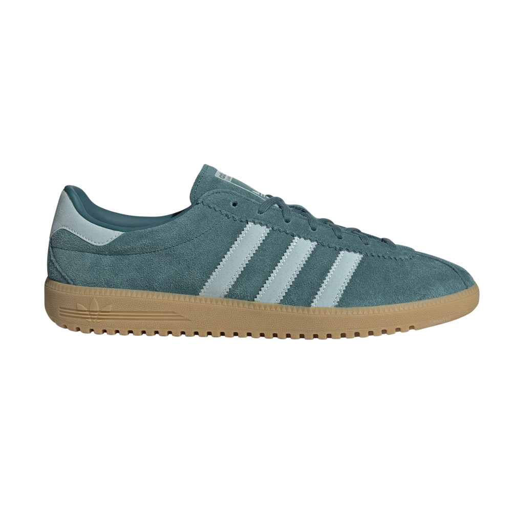 adidas Brmd Lace Up  Mens Green Sneakers Casual Shoes JH5458