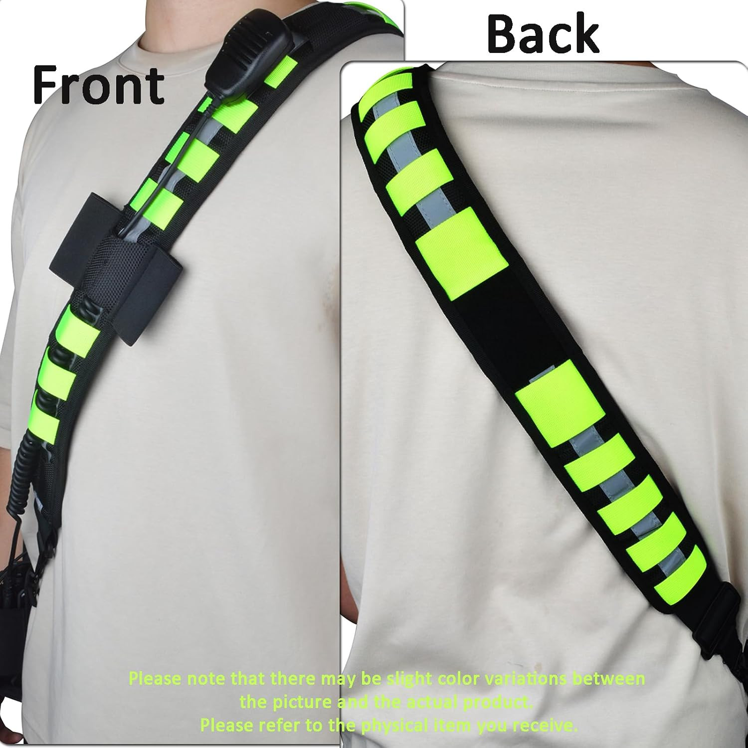 Adjustable Reflective Crossbody Shoulder Breathable Strap (3.5Ft to 4.9Ft) Repla