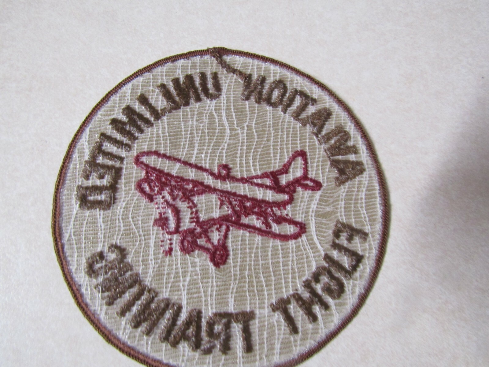 MILITARY PATCH SEW ON AVIATION UNLIMITED FLIGHT TRAINING