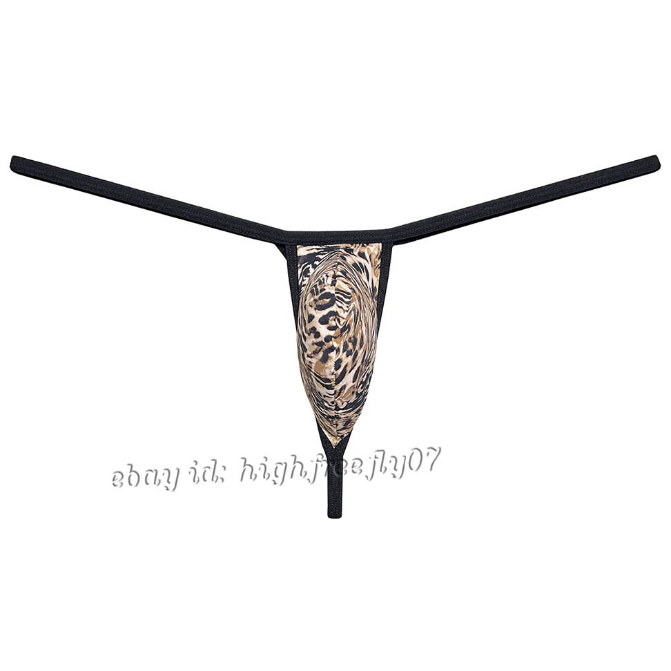Men's G-String Stretch Underwear Hipster Guy Bulge Pouch Minimum Coverage T-Back