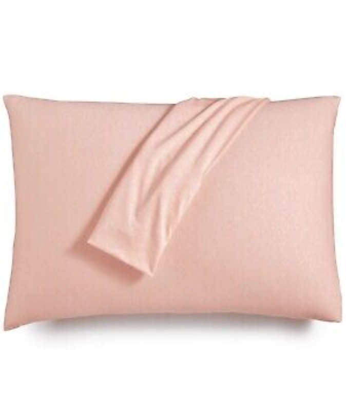Calvin Klein Harrison Modern Soft Cotton Modal Pillowcase PAIR - KING - Pink