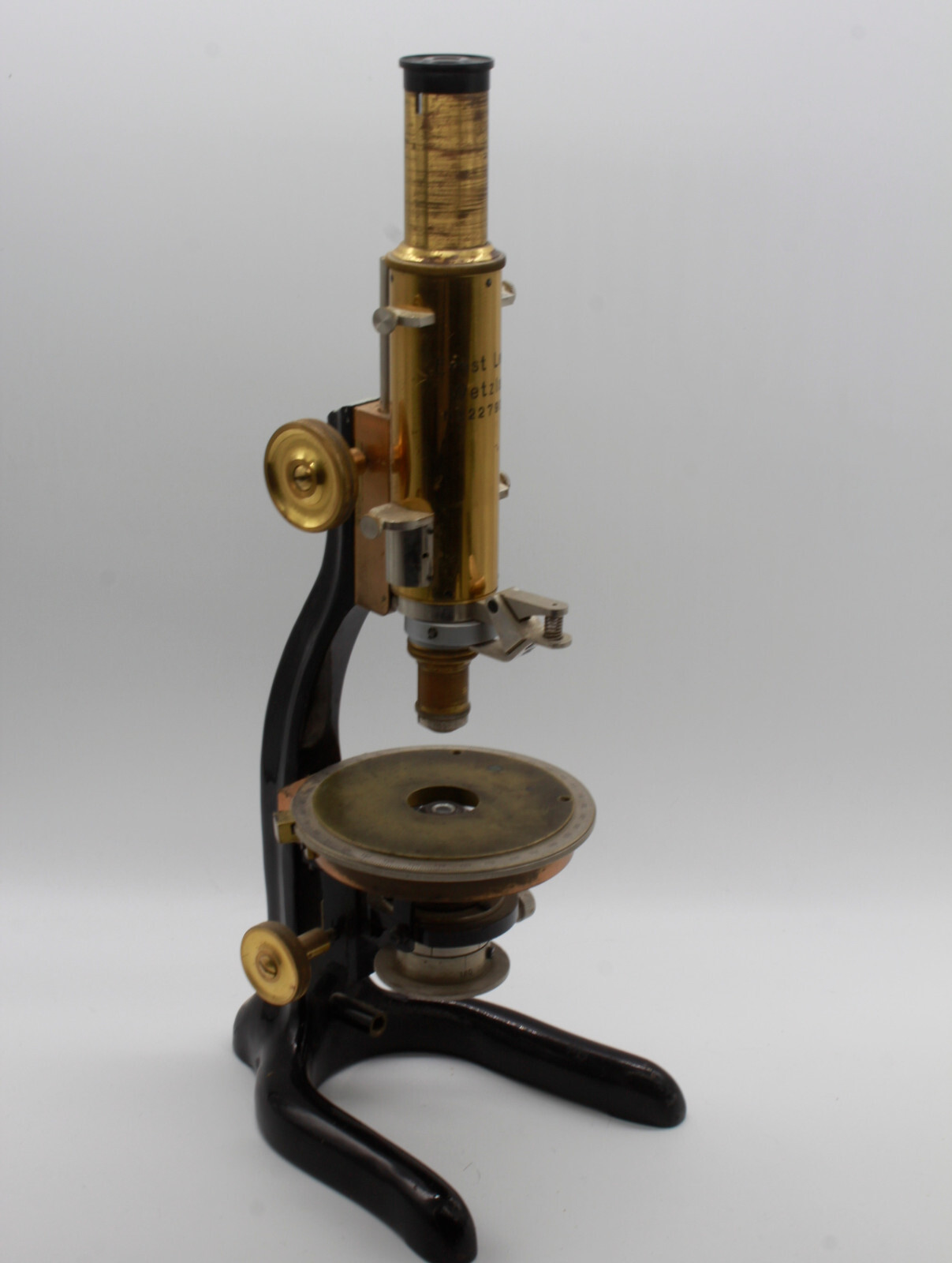 Rare Antique Brass Leitz Petrographic Polarising Microscope #GP1