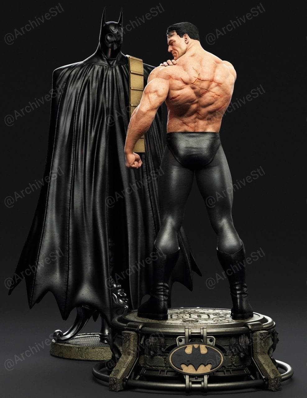 UNPAINTED Bruce Wayne Batman 3d Printed Model Kit DC#18