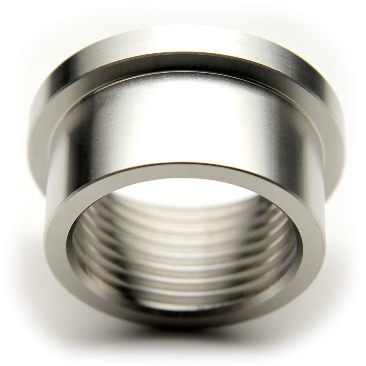 1" NPT Stainless Steel 304 Female Threaded Stepped Weld Bung Mounting Fitting...