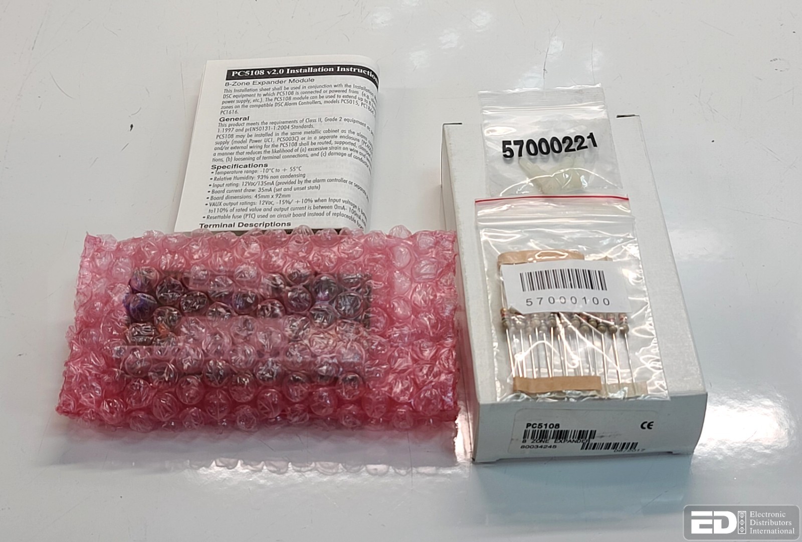 DSC PC5108 PowerSeries 8-Hardwire Zone Expander Module
