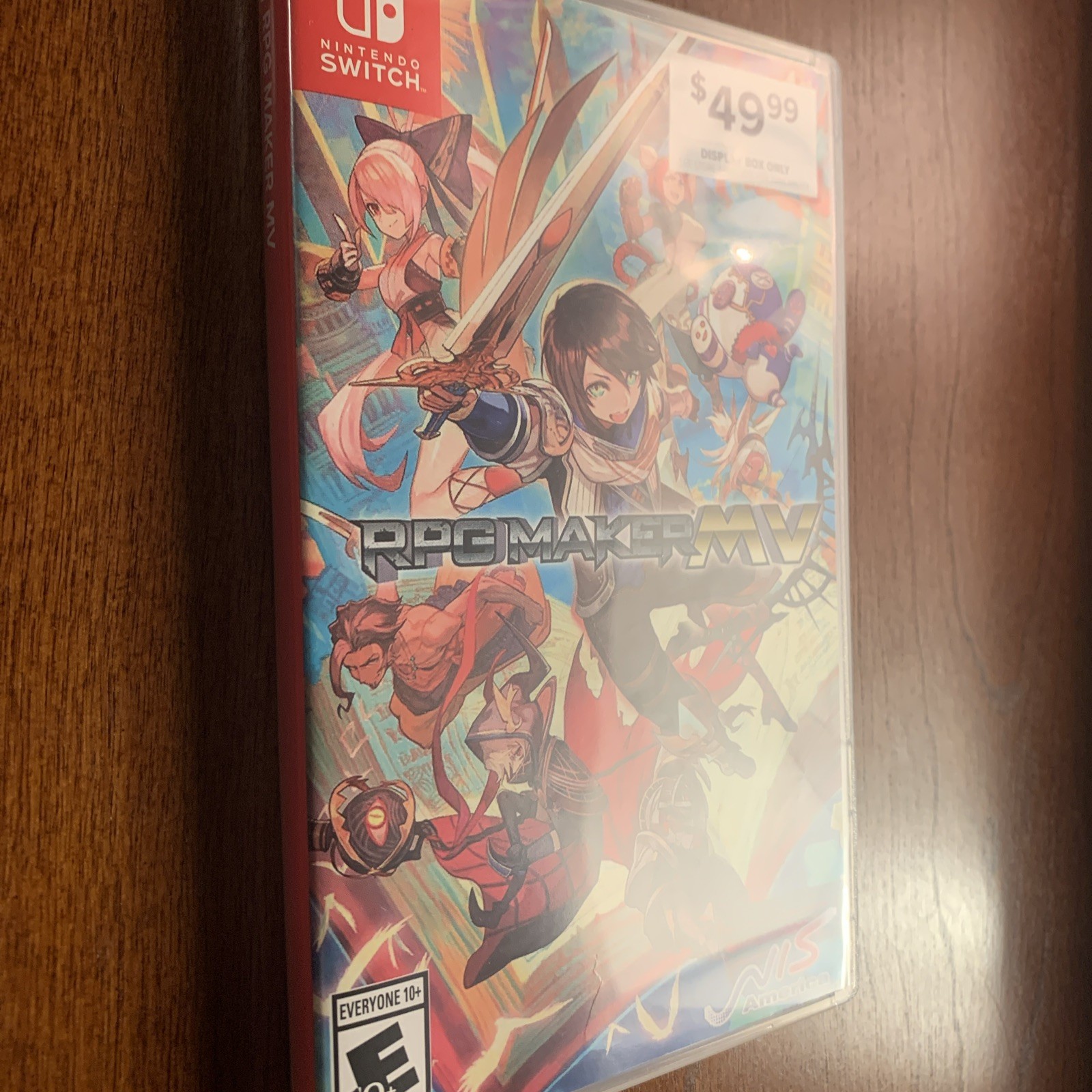 RPG Maker MV - Display Box - Nintendo Switch Case ONLY / Authentic - NO GAME