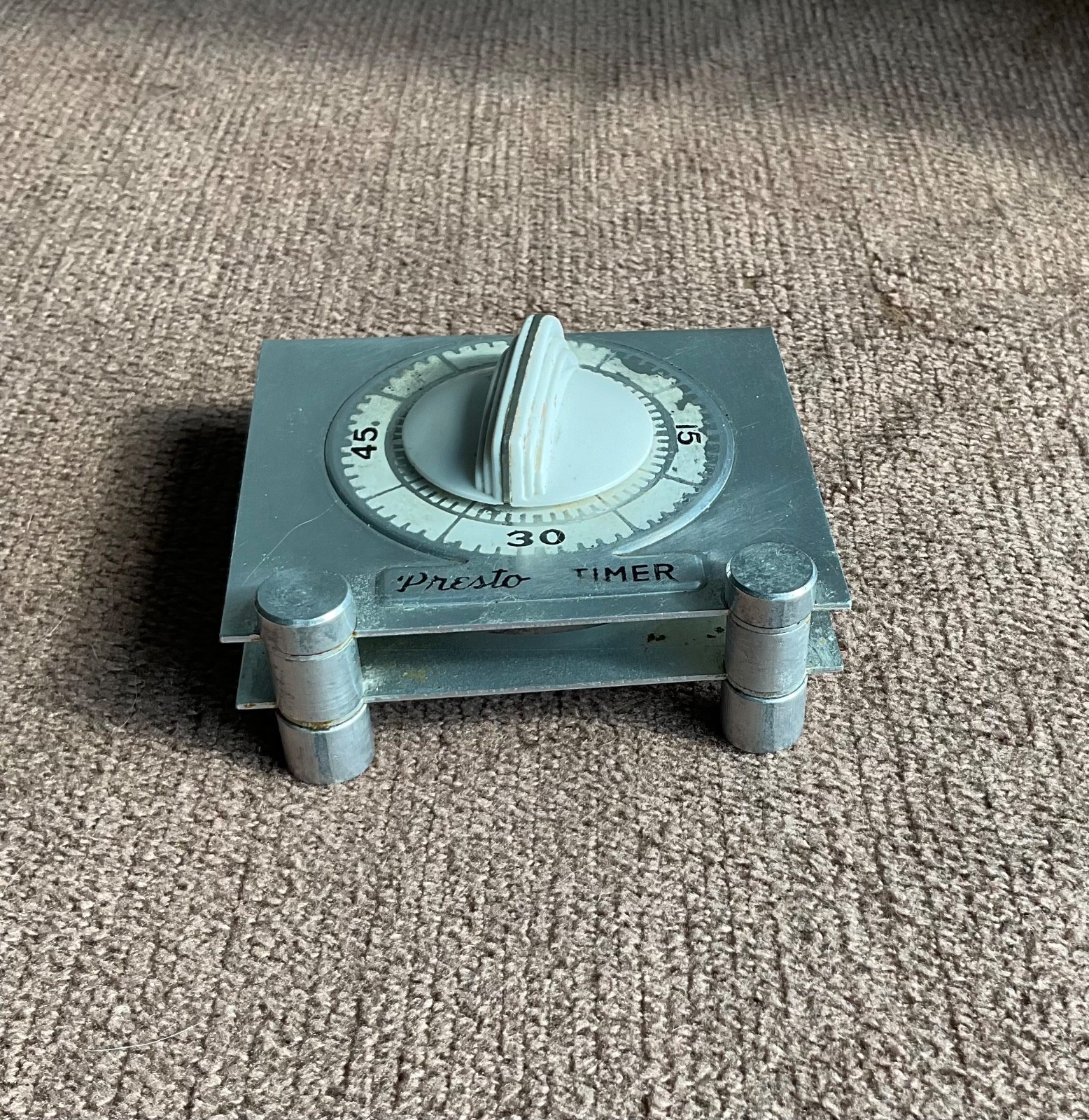 Vintage Aluminum Presto Kitchen Timer