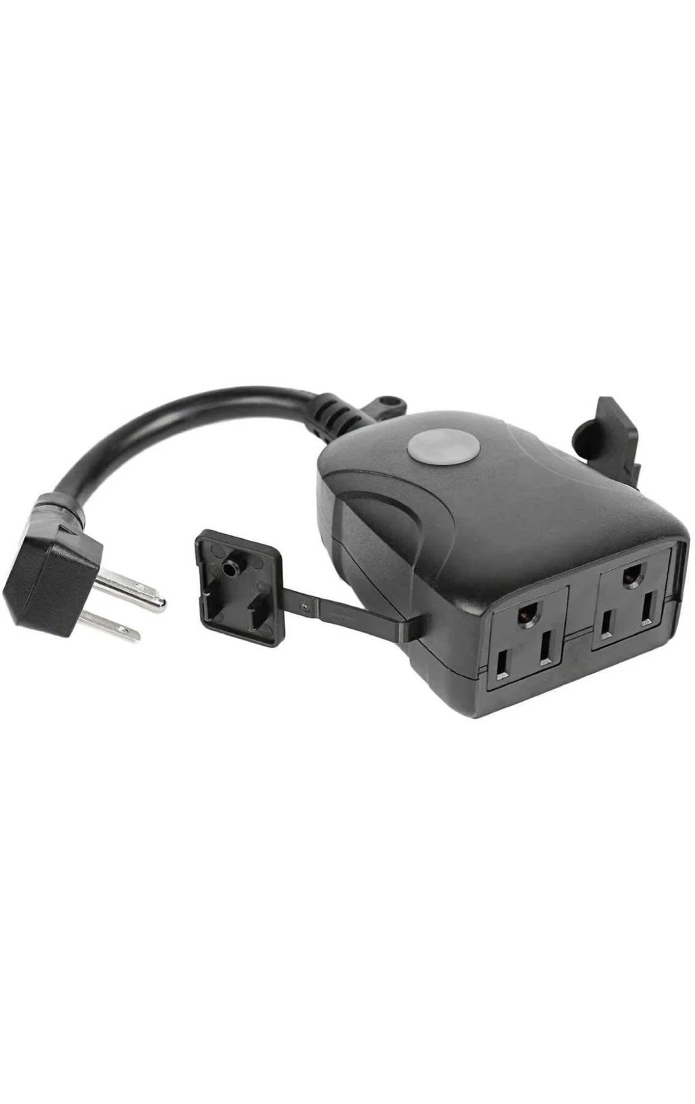 Feit Electric Smart Wi-Fi Dual Outlet Outdoor Plug Alexa Google NEW