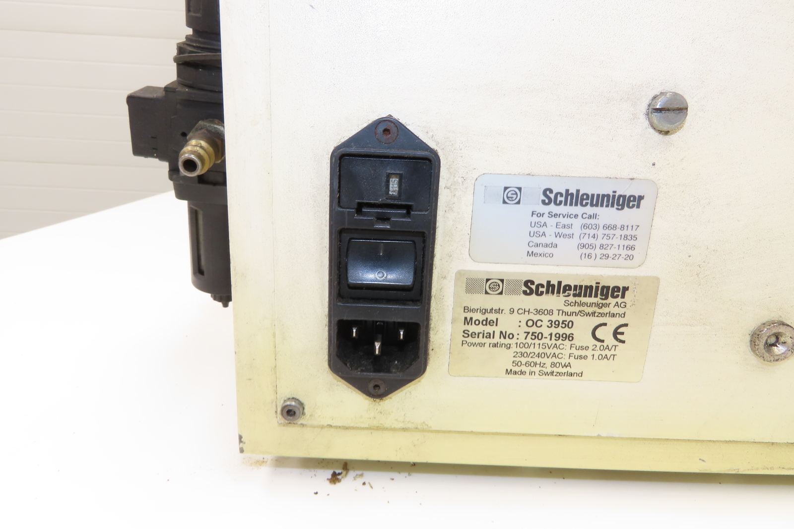 Schleuniger OC-3950 OmniCut Automatic Cutting Machine Wire Cable Fiber Optic
