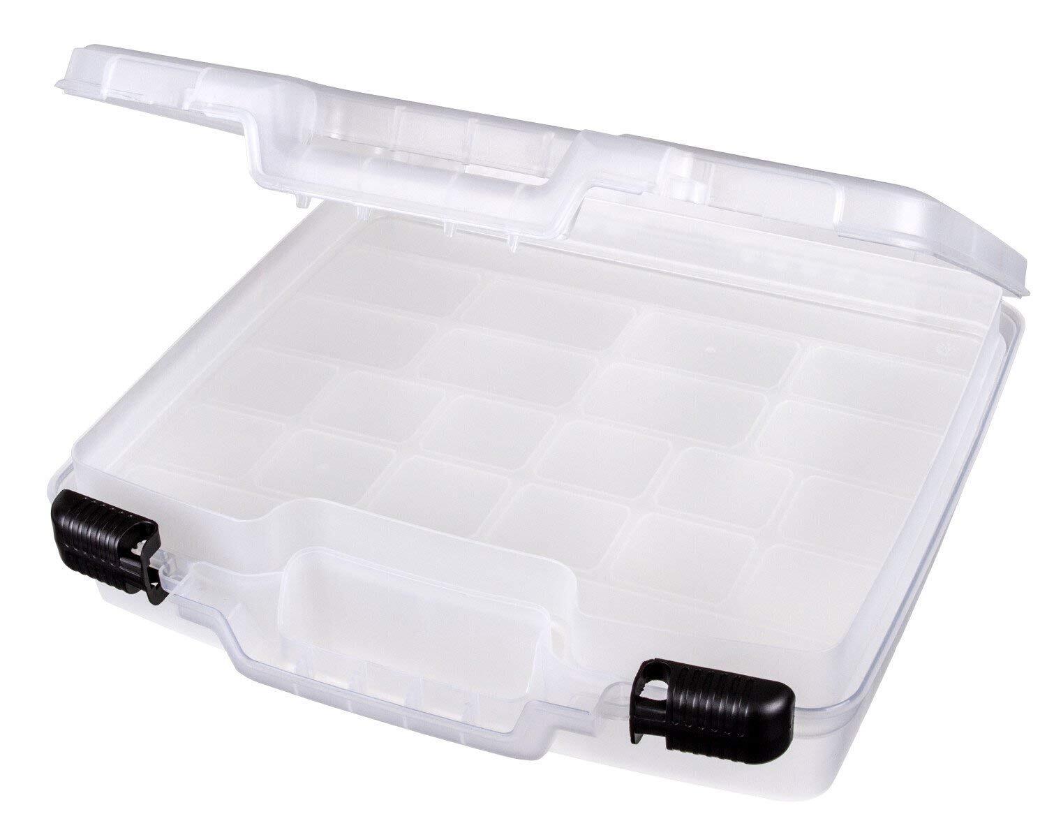 Deep Base Carrying Case for Miniatures 15x3.25x14.375 inch Translucent