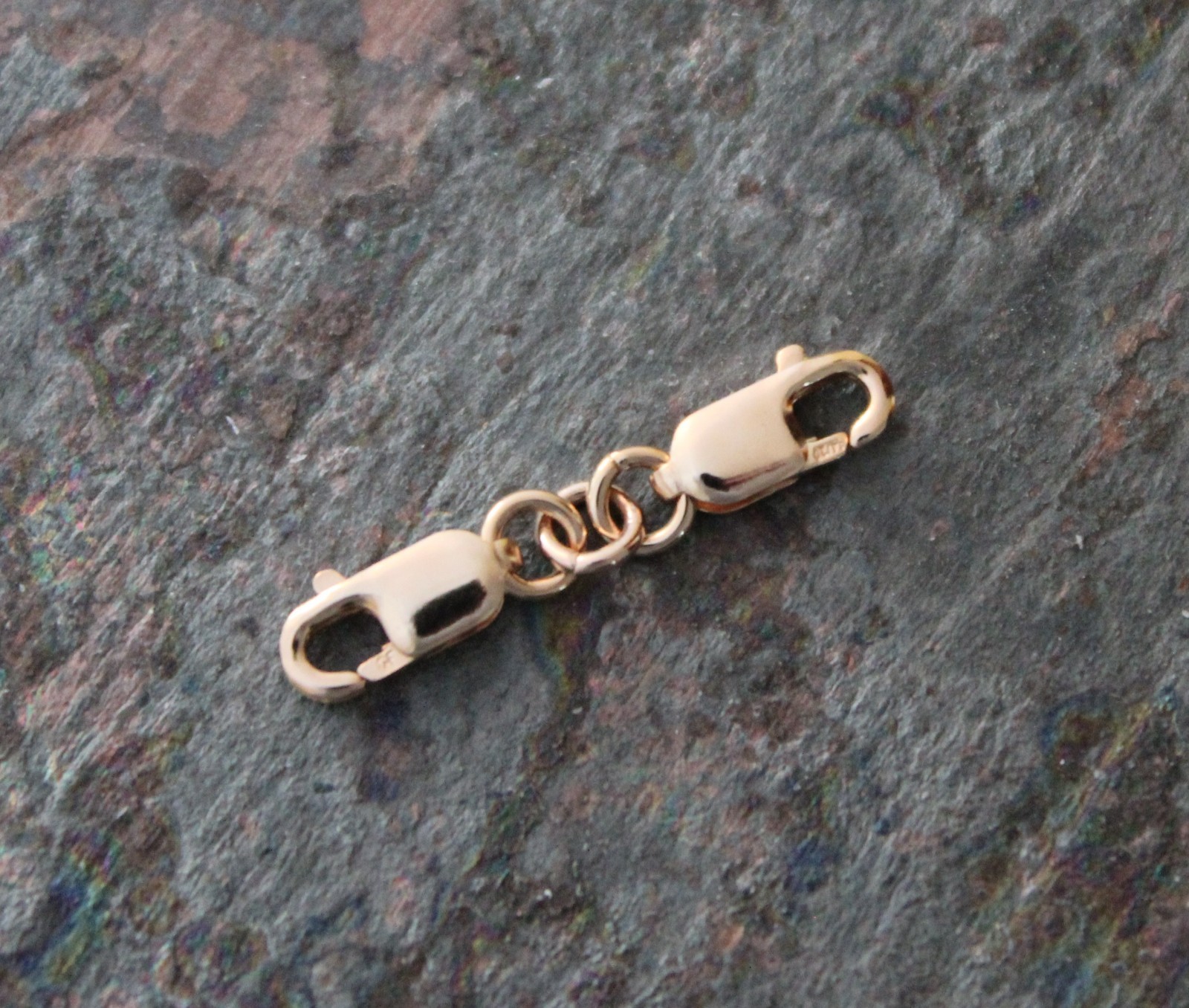 14kt Rose Gold Filled 7/8" Jewelry Connector - Chain Extender - Jewelry Repair