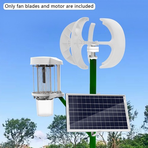 600W 24V Vertical Axis Wind Power Turbine Generator Controller Home Windmill