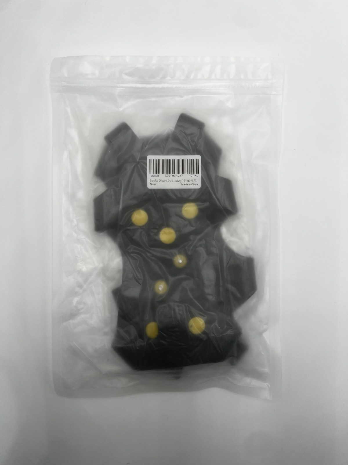 NEW Odier Stretch-Over Shoe Ice Cleats (10 Teeth/Cleat) Size: M