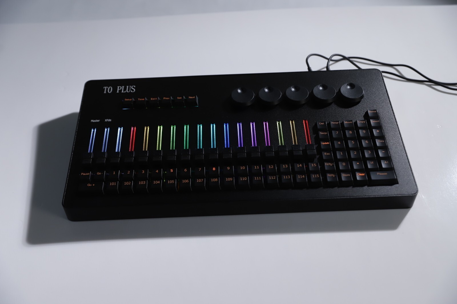 T0 PLUS Lighting Console Stage DMX512 Controller LED DJ Lighting Mini Console
