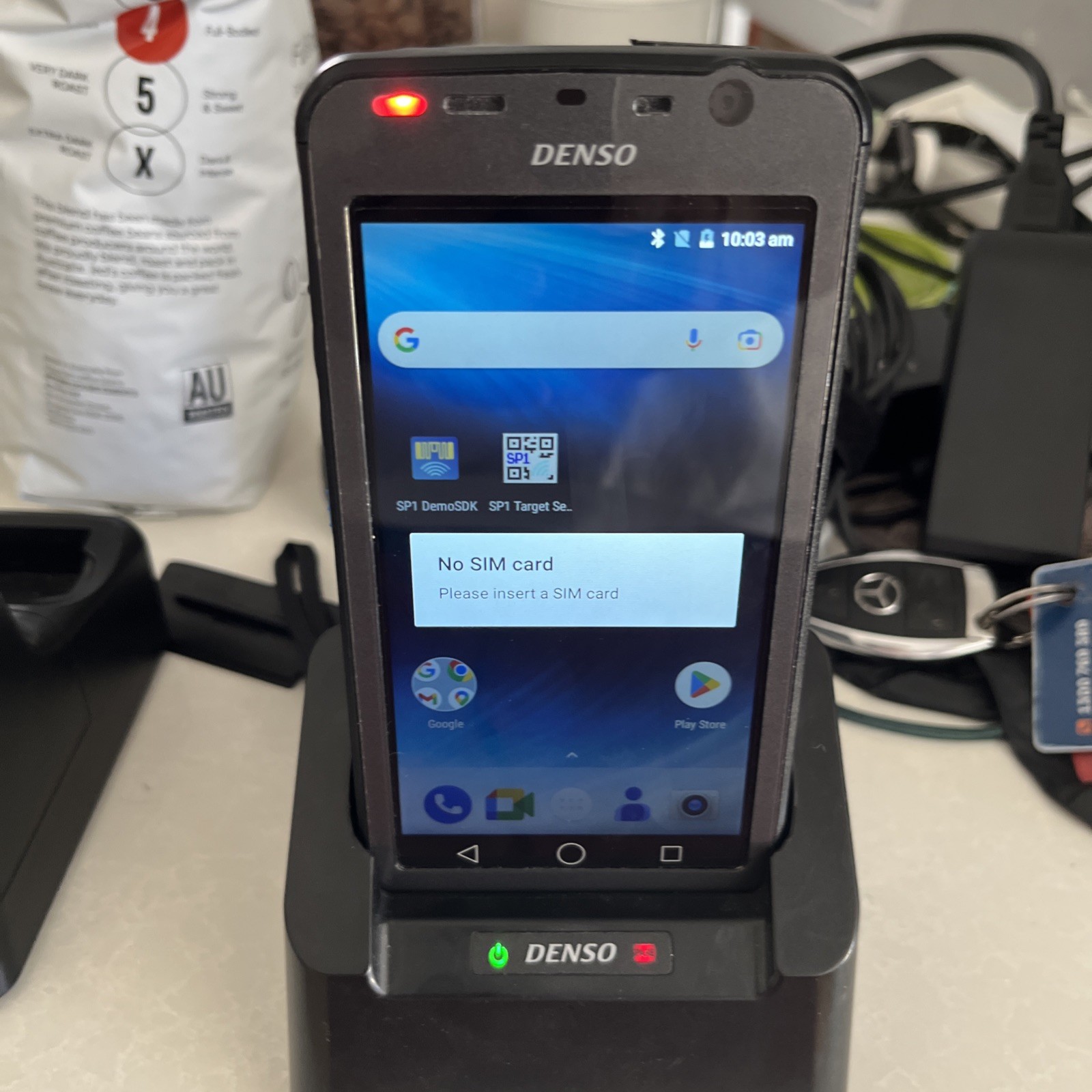 DENSO BHT-1800QWBG-3 2D WIFI+LTE/GMS WITH NFC, FRONT CAM&WIRELESS CHARGING&BATT