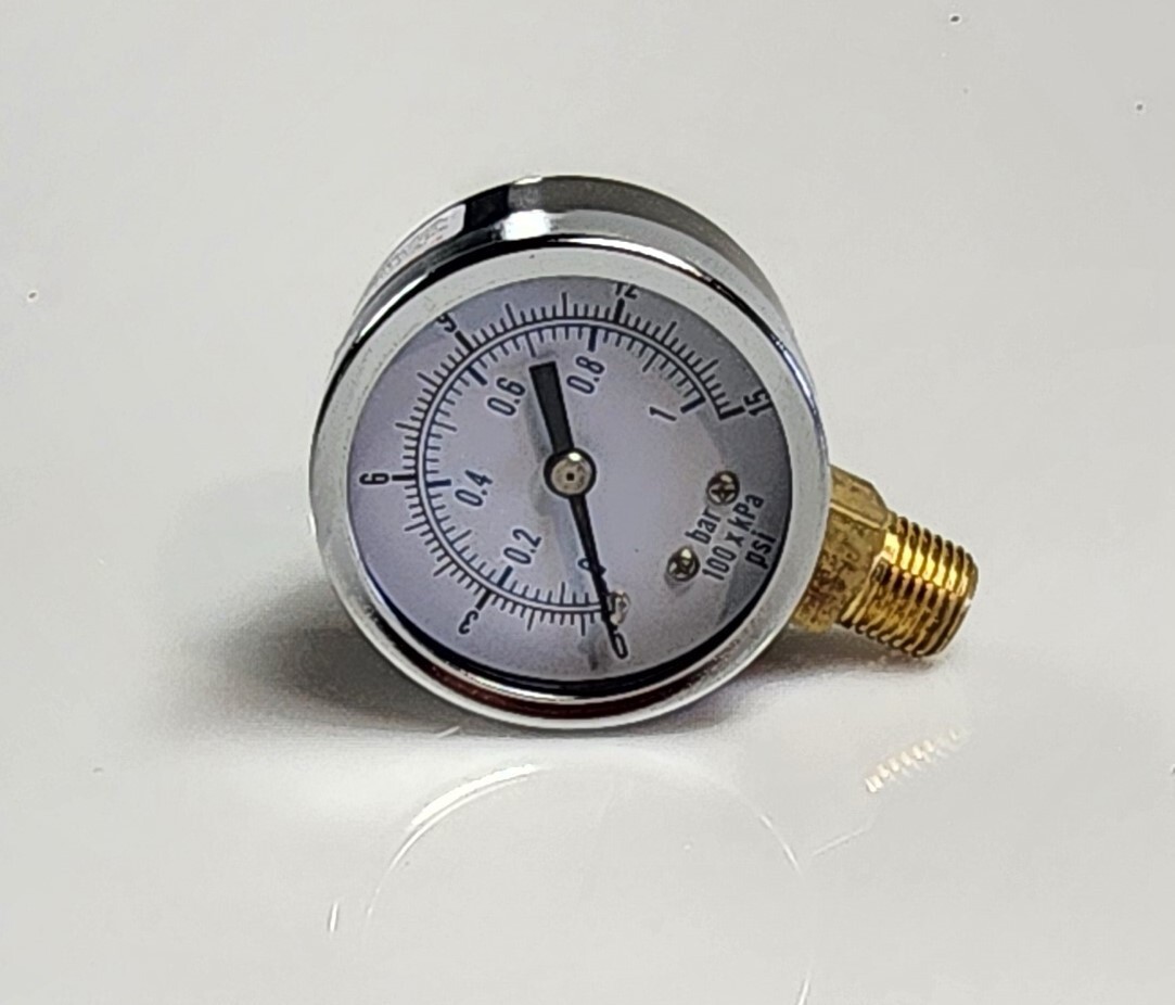 0-15 Oil Gauge FI/HI/MX for Lanair Waste Oil Furnaces Free Shipping!