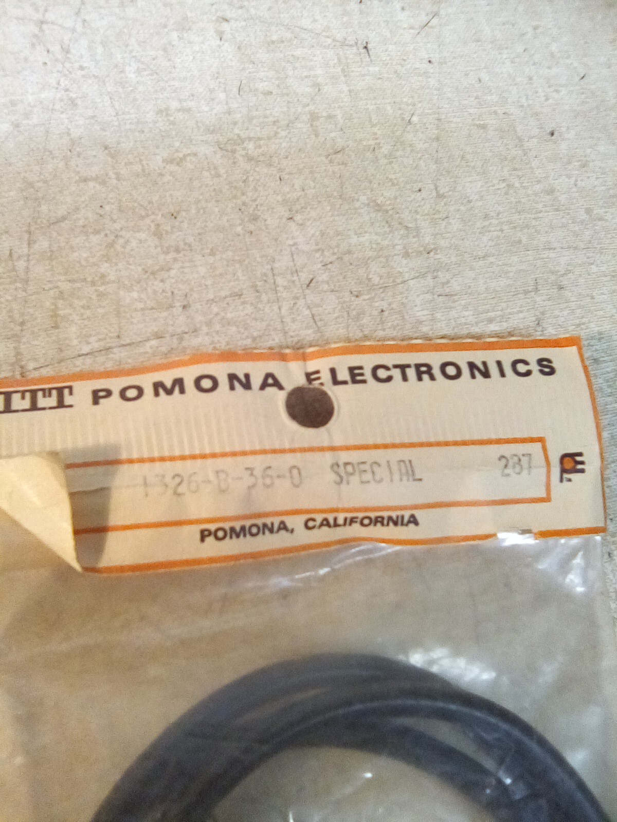 ITT Pomona 1326-B-36-0 Test Lead 36"