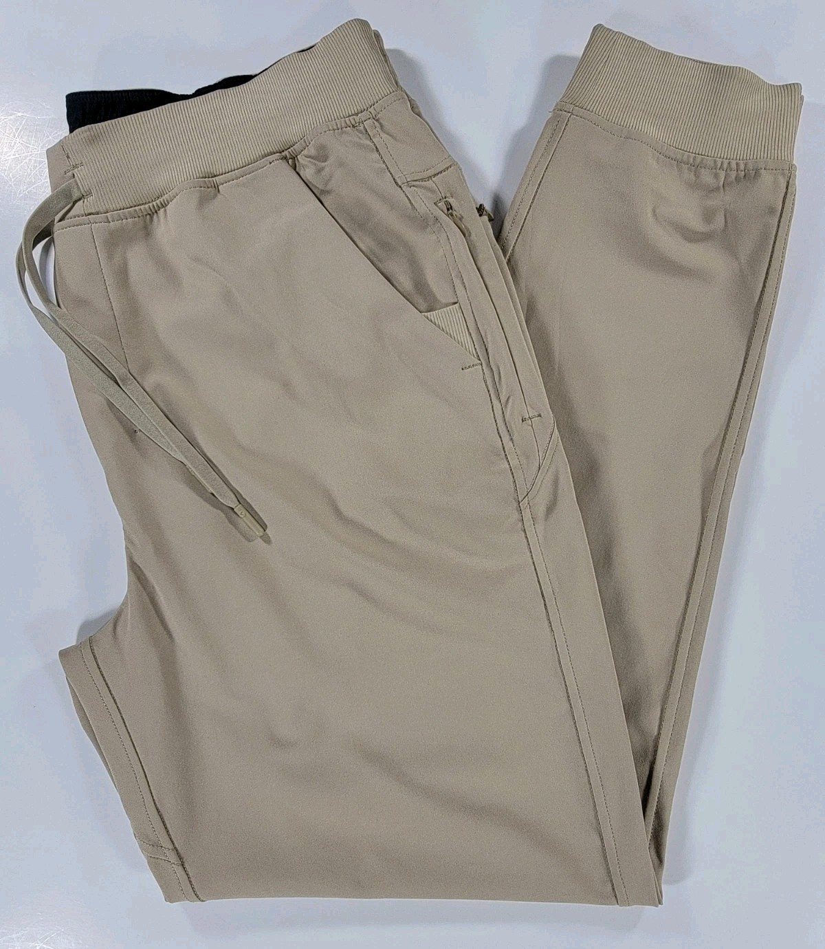 NEW Birddogs Joggers UNLINED Beige Stretch Athletic Casual Mens XL Performance