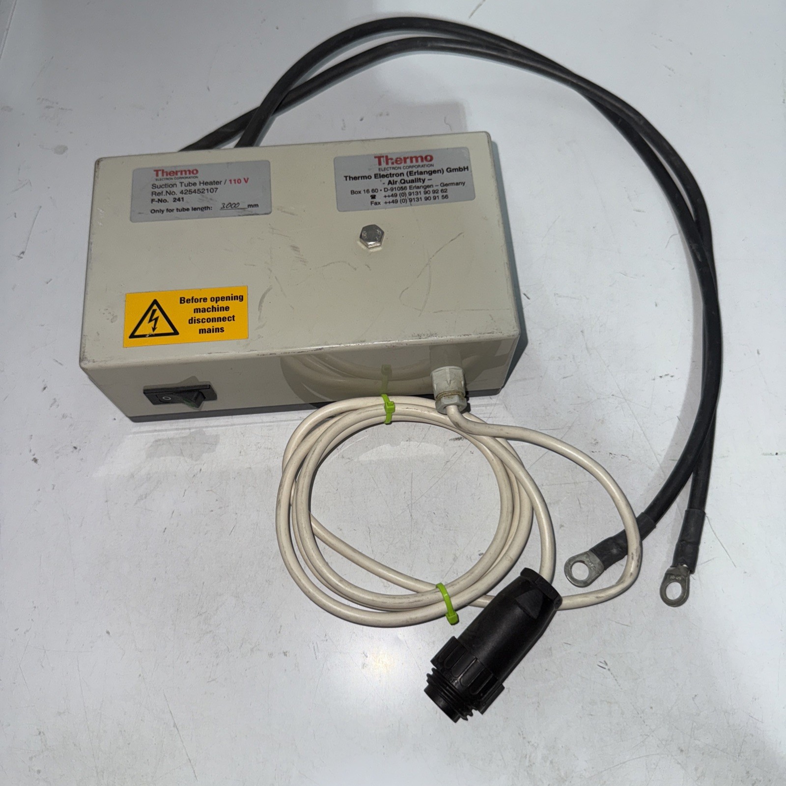 THERMO SCIENTIFIC Suction Tube Heater P/N 425452107