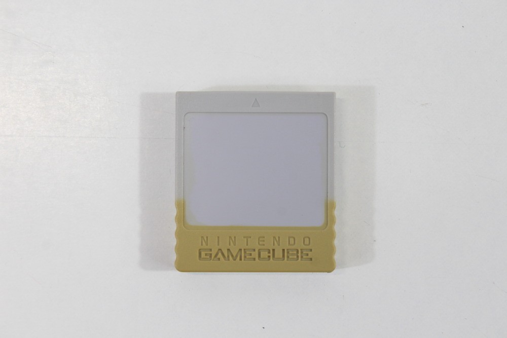 Official Nintendo OEM GameCube GC Memory Card x1 59 Blocks Gray DOL-008 TESTED