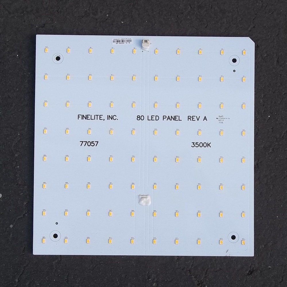 FINELITE, INC 77057 80-LED RECESSED LIGHT PANEL*1 ft x 1 ft*3500K