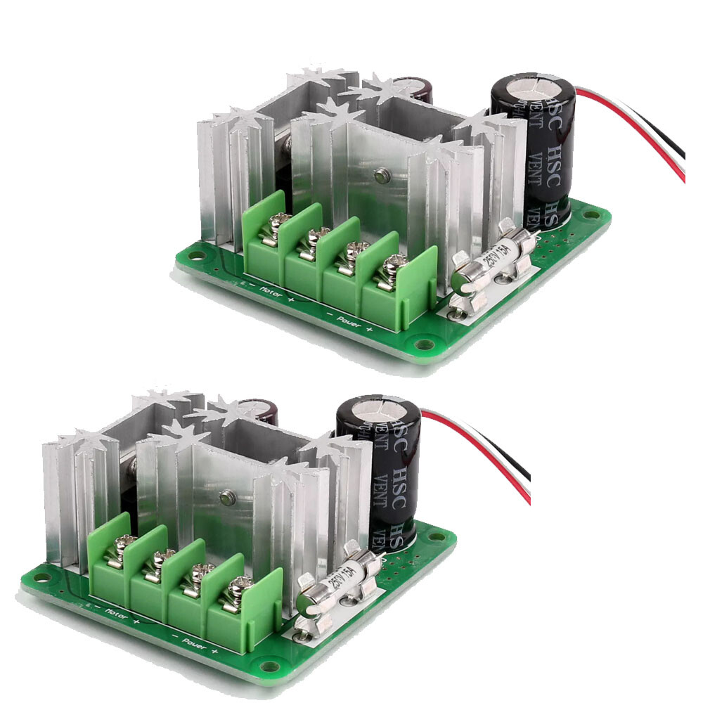 2pc 15A 6V-90V Pulse Width Modulators For PWM Stepless DC Motor Speed Controller