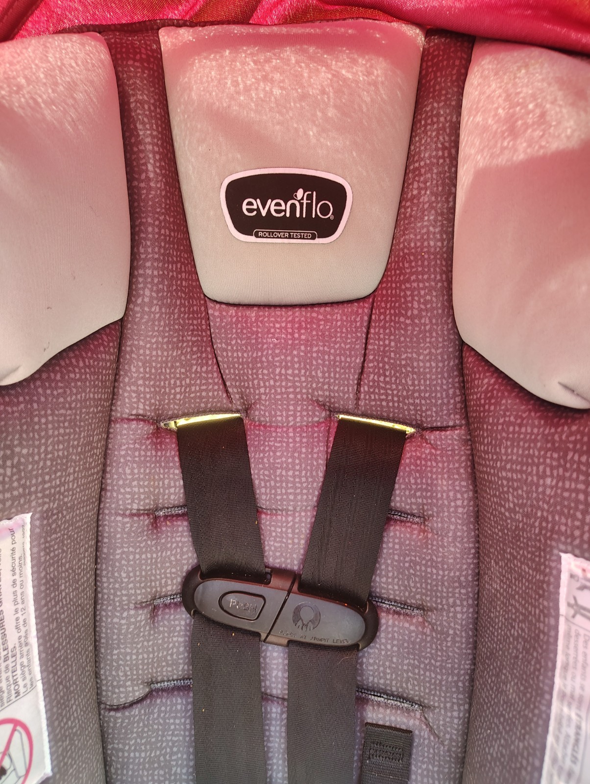 stroller and car seat