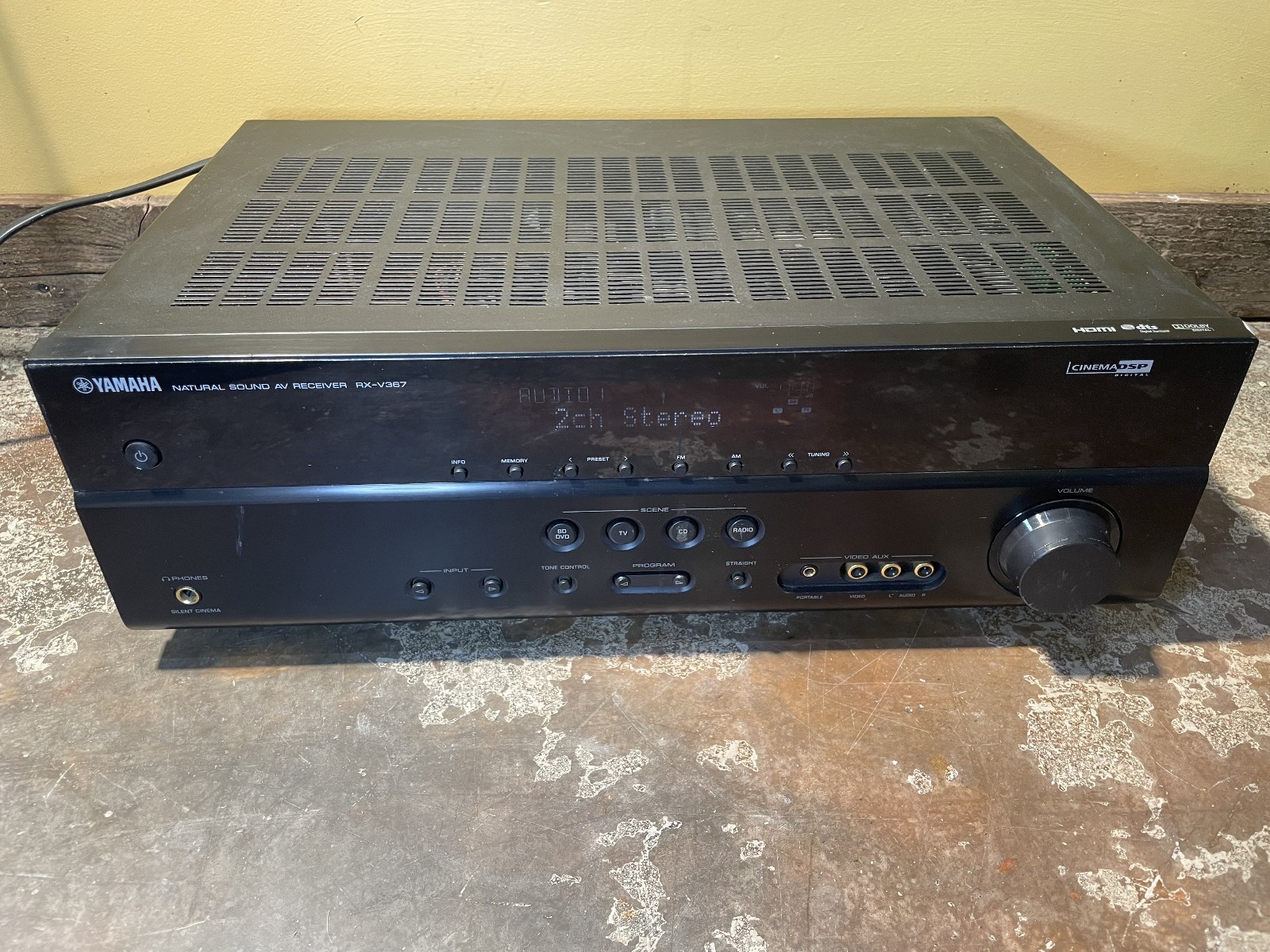 Yamaha RX-V367 5.1 Channel 60Hz 1080p HDMI AV Receiver Dolby Digital