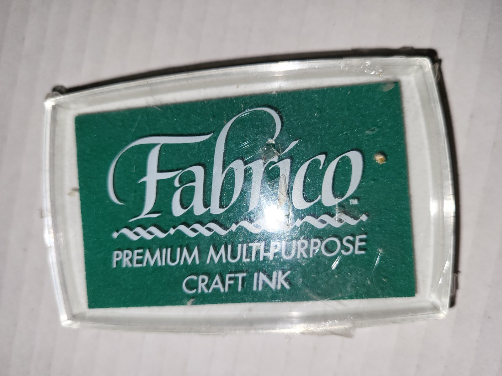 Fabrico Craft Ink Multipurpose Water Based Pad 2 Sealed 2 Used