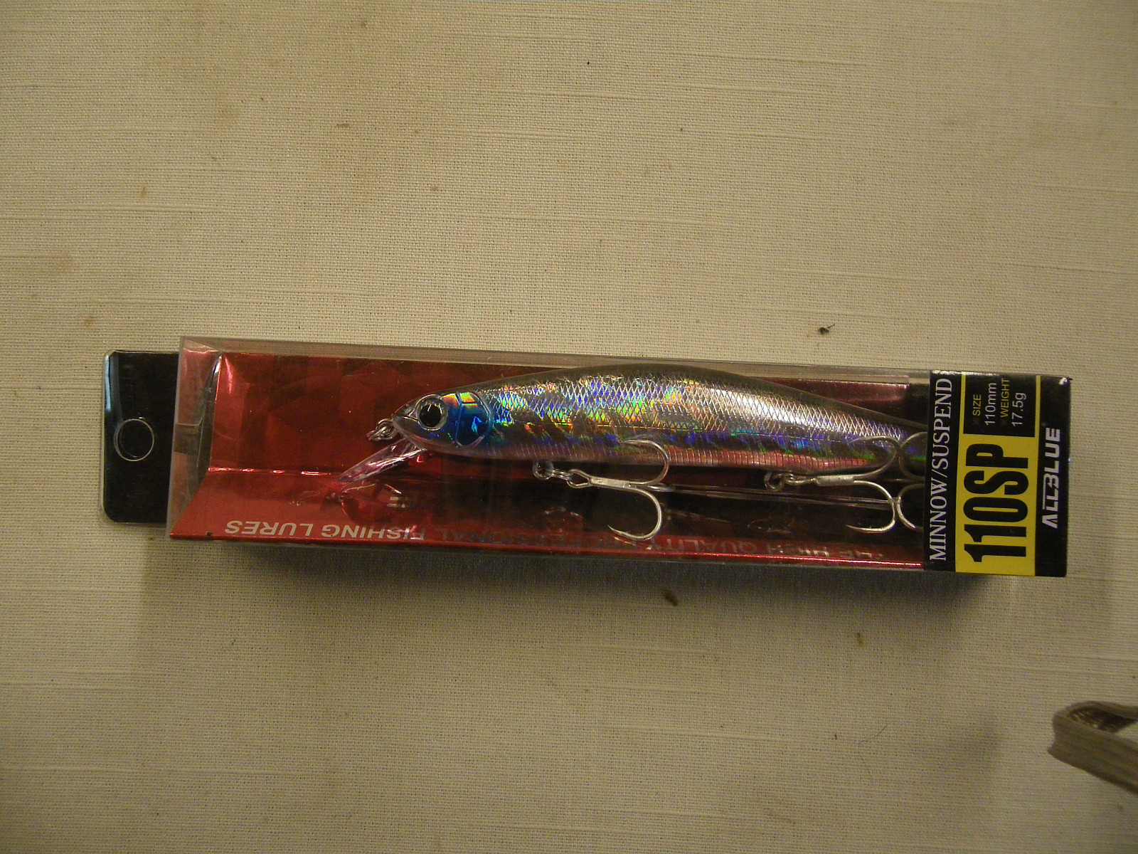 4 ALLBLUE 110SP Fishing Lures 110mm 17.5 g Suspending Various Colors