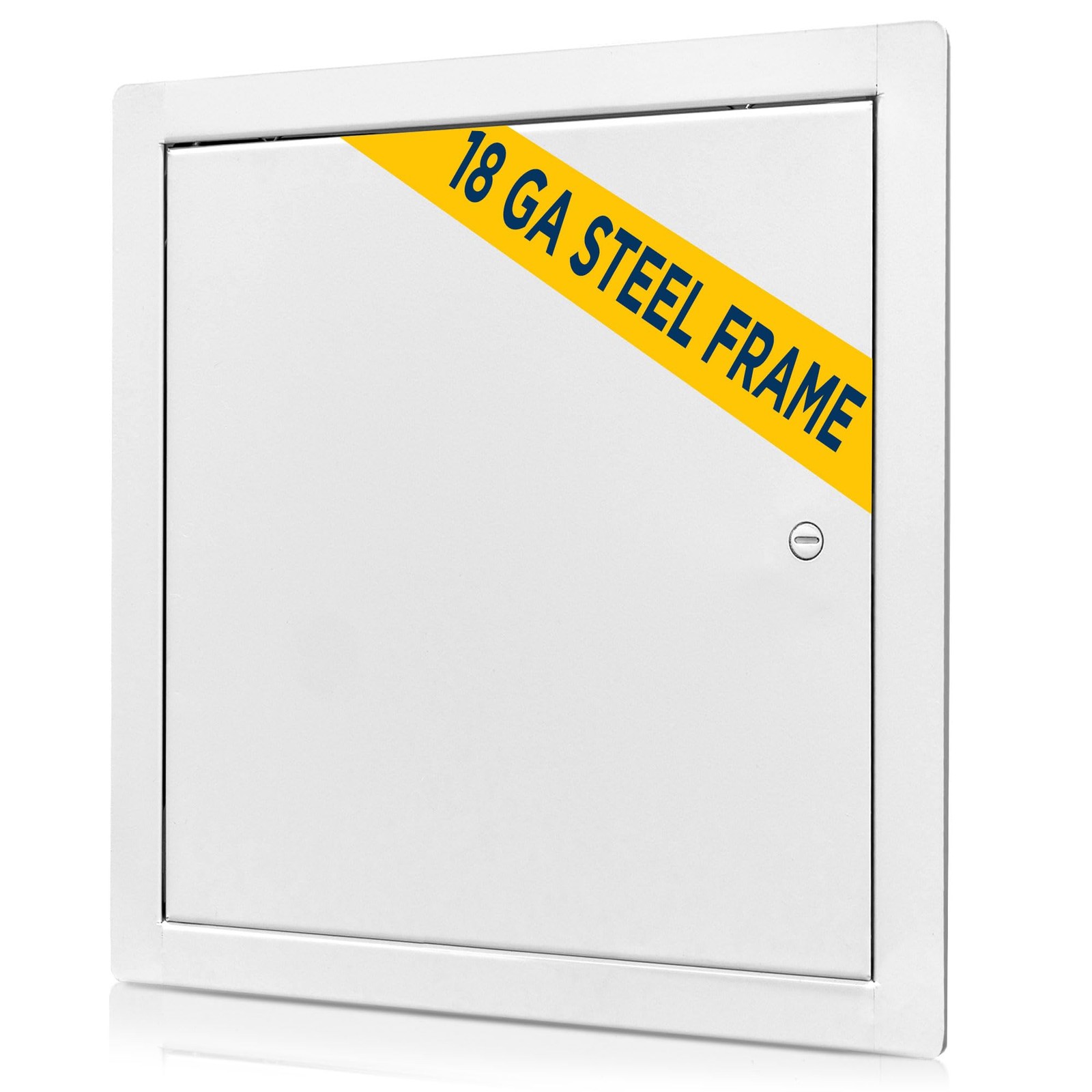 Access Panel for Drywall 6 x 6 inch – Metal Door with Screwdriver Latch, 18 G...