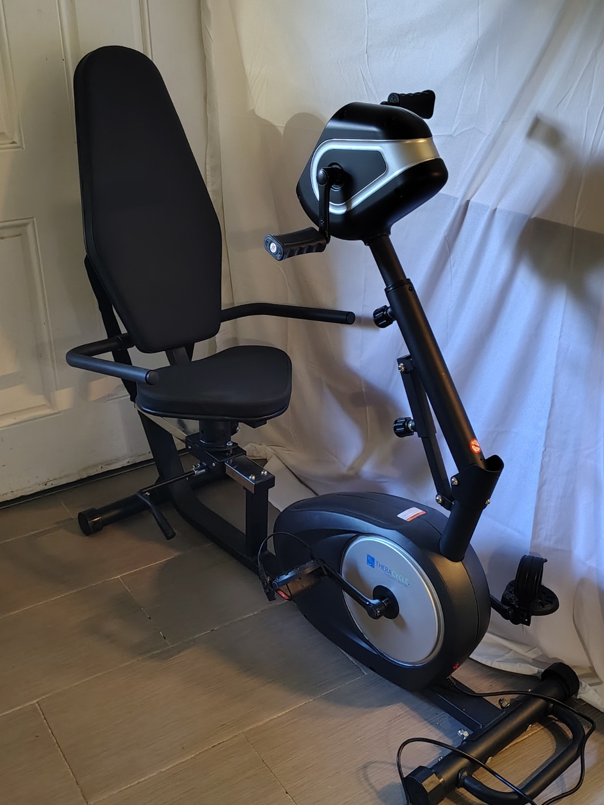 Theracycle-R Semi-recumbent Motorized Therapy Exercise Bicycle Black