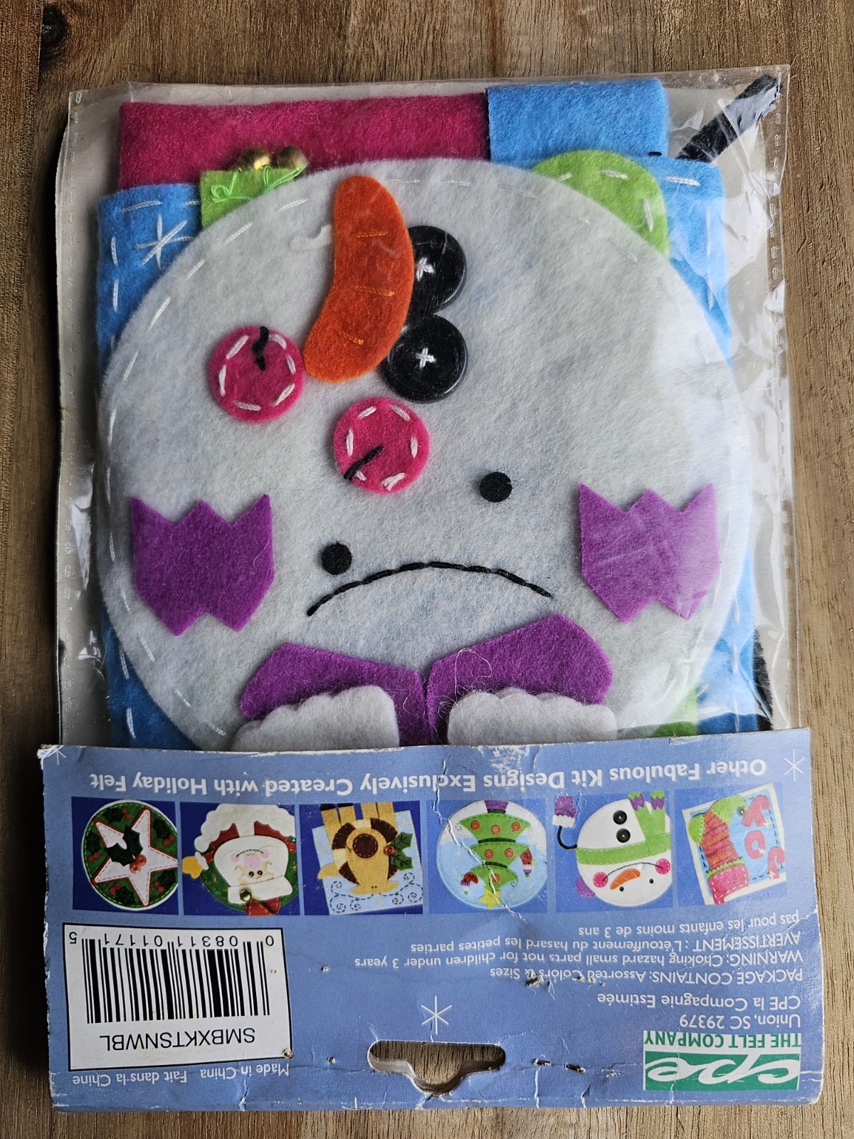 CPE Whimsical Holiday Felt- Snowball Kit