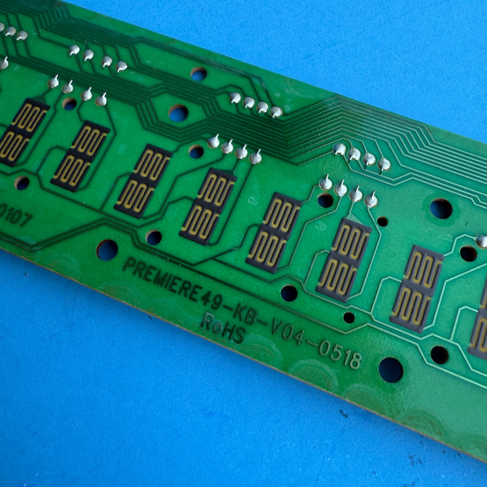 M-AUDIO AXIOM PRO 49 MIDI Controller OEM Part: Key Contact Circuit Board PCB