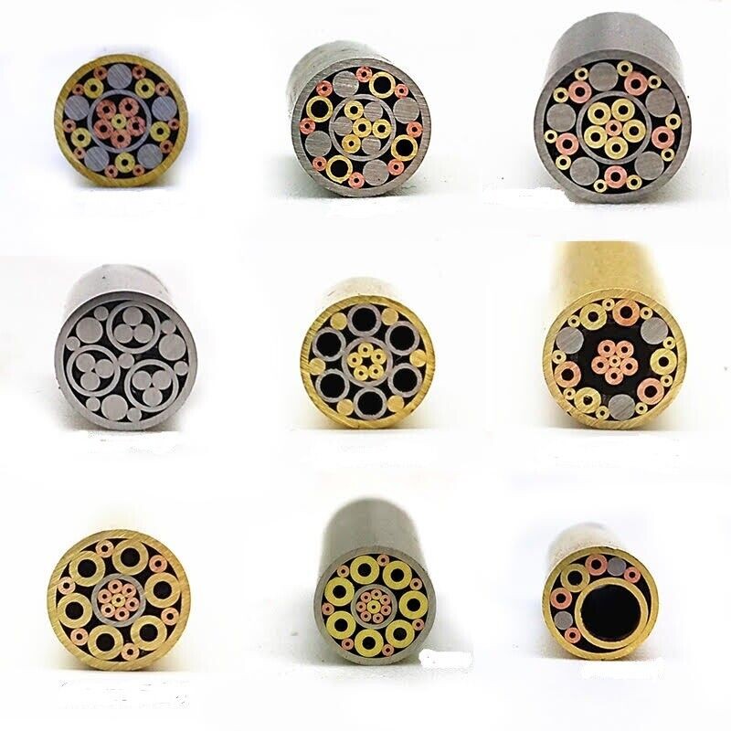 Mosaic Pins Rivets 90mm Length 8mm Diameter Knife Handle Material Pin 1Pc