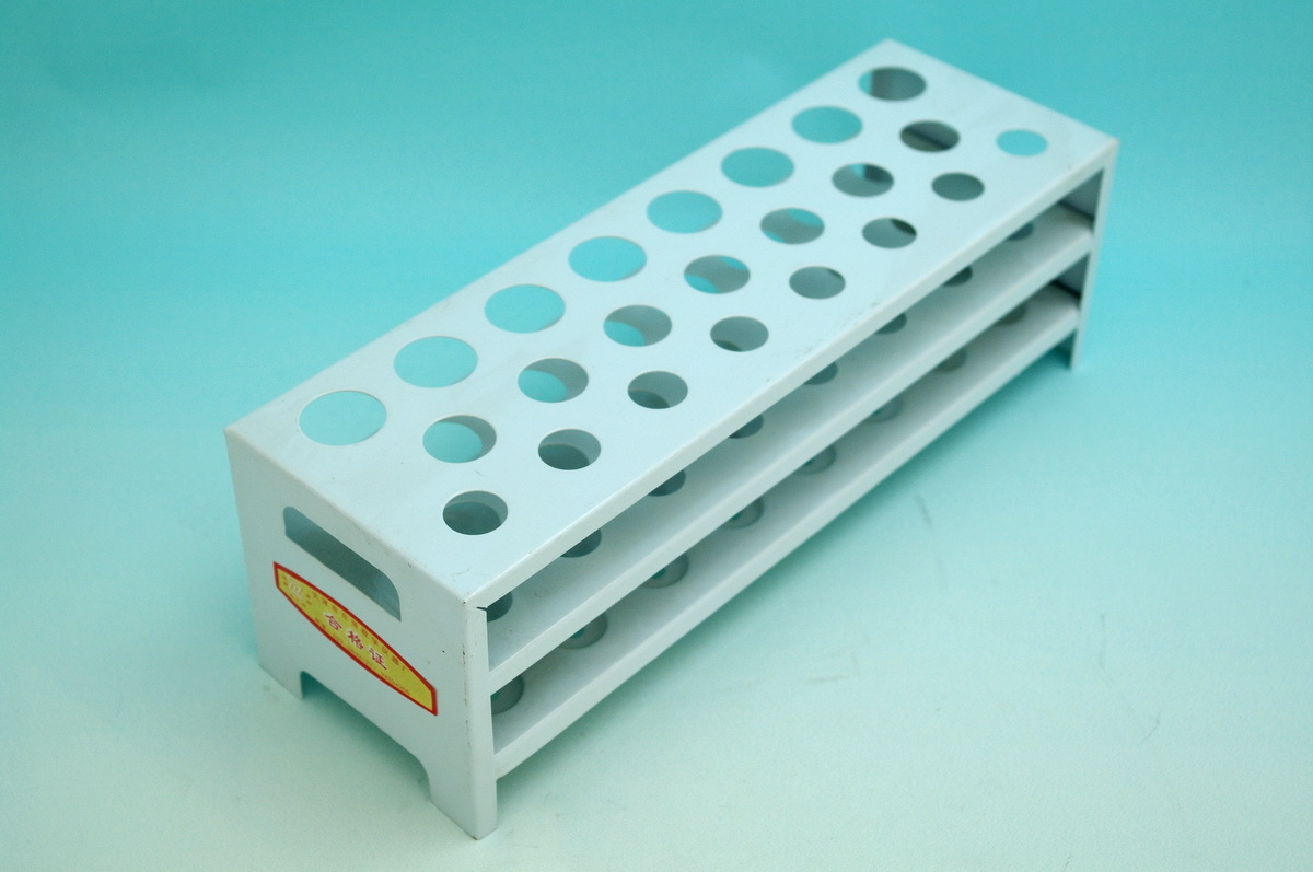 lab iron powder coating test tube rack multiple tubes 23 new