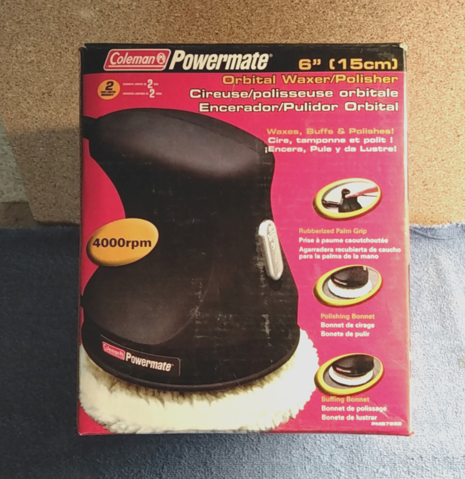 Coleman Powermate 6 inch Orbital Waxer Polisher #PMB7282 4000 RPM