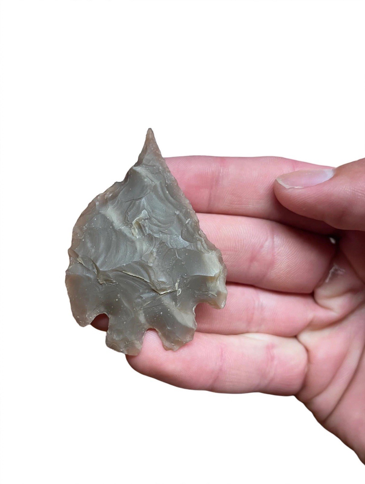 Beautiful Banded Texas Montell Artifact Arrowhead